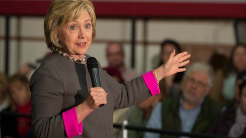 HILLARY CLINTON HACE CAMPAÑA EN NEW HAMPSHIRE