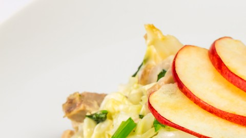 ensalada manzana nuez