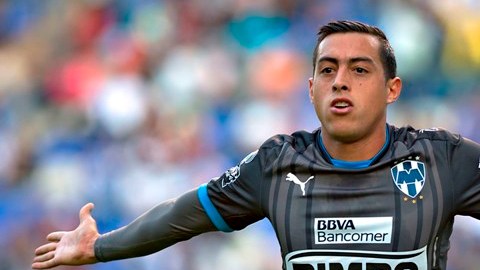 Funes Mori, autor de un gol para el Monterrey.