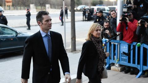 La infanta Cristina y su marido Iñaki Urdangarín.