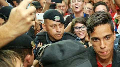 Wendell Lira, un delantero hasta hace unos días desempleado.