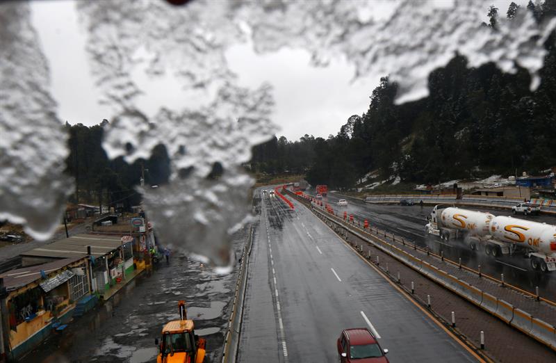 Así luce la autopista México-Puebla.