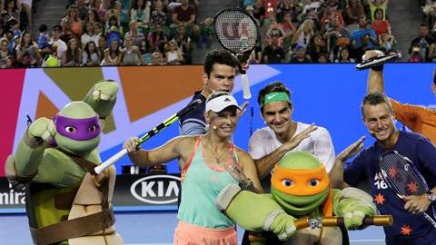 Inauguración del Abierto de Australia. Foto: EFE.