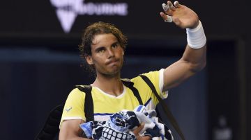 Rafael Nadal se despide, tras caer en la primera ronda del Abierto de Australia, primer Grand Slam del año. Foto: EFE.