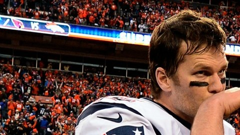 Tom Brady, quarterback de los Patriots de Nueva Inglaterra. Foto: EFE.