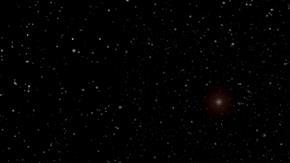 representación del planeta gigante de gas 2MASS J2126-8140 en la órbita alrededor de la estrella enana roja TYC 9486-927-1