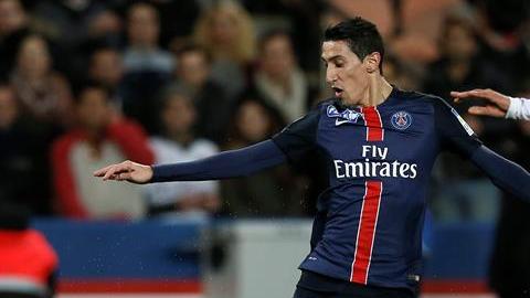 Ángel Di María, delantero del París Saint-Germain. Foto: EFE.