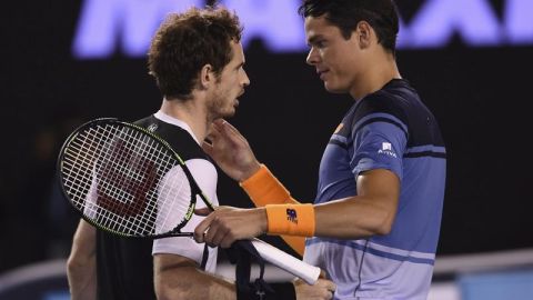 Andy Murray derrotó al canadiense Milos Raonic, en las semifinales del Abierto de Australia. Foto: EFE.