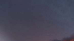 Fotografía de la “bola de fuego” en el cielo, publicada en su blog por Rogerio Pacheco.