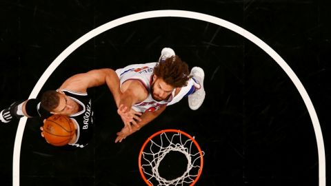 Los hermanos Lopez en el Barclays Center.