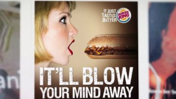 #WomanNotObjects. Uno de los anuncios sexistas más conocidos fue promovido por la cadena de comida rápida Burger King.