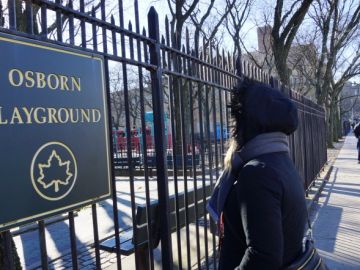 Osborn Playground Park donde una adolescente denunció haber sido violada por varios jóvenes.
