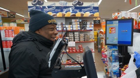 Trabajadores de supermercados