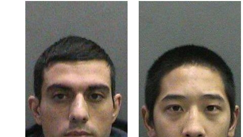De izd. a der.: Hossein Nayeri, Jonathan Tieu, y Bac Duong, presos peligrosos que se  fugaron en el Condado de Orange.