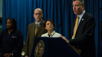 El alcalde Bill de Blasio asegura que el programa 'Vision Zero' ha ayudado a que 2015 sea el año más seguro en las carreteras de Nueva York.