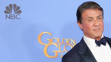 Stallone fue recibido con una enorme ovación en la sala.