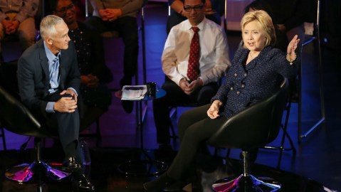 Hillary Clinton y Jorge Ramos