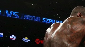 Deontay Wilder noqueó a su retador, el polaco retador Artur Szpilka. Foto: Getty Images.