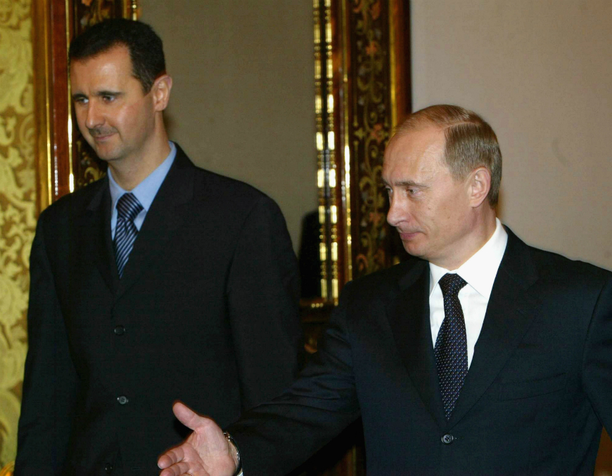Bachar al Assad convenció al presidente ruso, Vladímir Putin, para que interviniera en el país árabe.