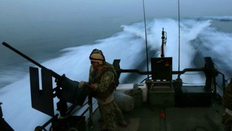 Los marinos estaban en dos embarcaciones cuando ocurrió el incidente.