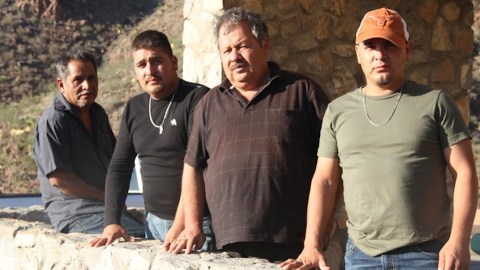 Cuatro miembros de la familia Porras que ha solicitado asilo en EEUU.