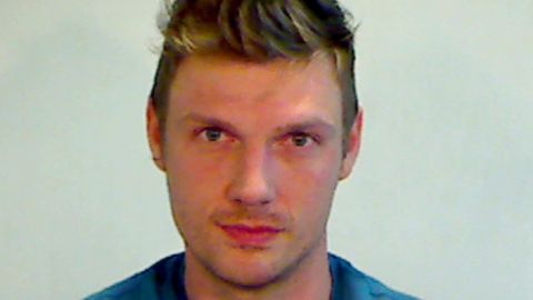 Esta es la fotografía del arresto de Nick Carter en Florida.