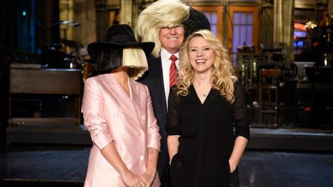 Donald Trump en uno de los sketches de "Saturday Night Live" en noviembre.