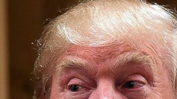 Precandidatos republicanos presidenciales Donald Trump y Ted Cruz.