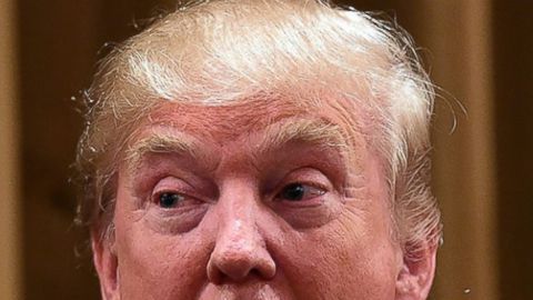 Precandidatos republicanos presidenciales Donald Trump y Ted Cruz.