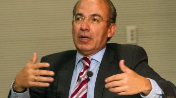 El expresidente de México Felipe Calderón.