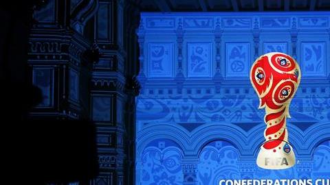 Rusia presentó el logotipo de la Copa FIFA Confederaciones 2017. Foto: EFE.