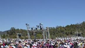 Chipas recibe al papa Francisco.