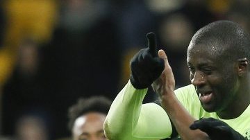 Yayá Touré festeja su gol ante el Dynamo de Kiev en Champions.