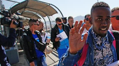 Otro grupo de cubanos llega a territorio mexicano.