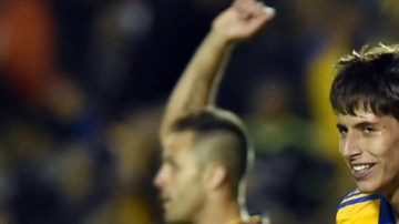 Jurgen Damm celebra uno de los goles de Tigres frente al Salt Lake City.