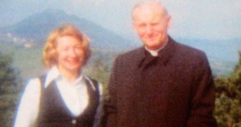 Anna-Teresa Tymieniecka y Karol Wojtyla.