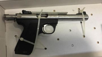 Las autoridades divulgaron una imagen del arma que tenía el sospechoso en El Bronx.