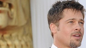 Los actores Brad Pitt y George Clooney en un festival de cine europeo.