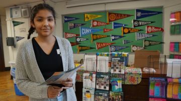 Isabella Lajara, estudiante de secundaria en Manhattan, dice que el proceso de FAFSA es fácil y puede ser muy bueno para los hispanos.