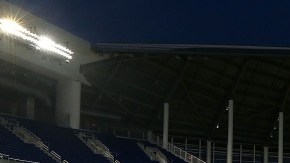 Vista general del Marlins Park, donde podría jugarse la próxima Serie del Caribe.