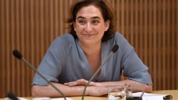 La alcaldesa de Barcelona, Ada Colau, de la formación política 'Barcelona En Comú'.