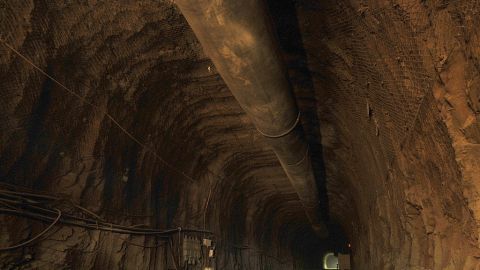 Photo shows one of the tunnels earmarked
