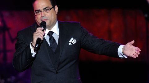 El salsero Gilberto Santa Rosa. Getty Images