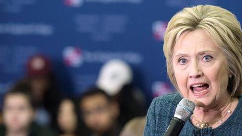 La precandidata presidencial demócrata, Hillary Clinton.