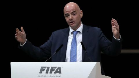 Infantino agradeció la confianza depositada en él.