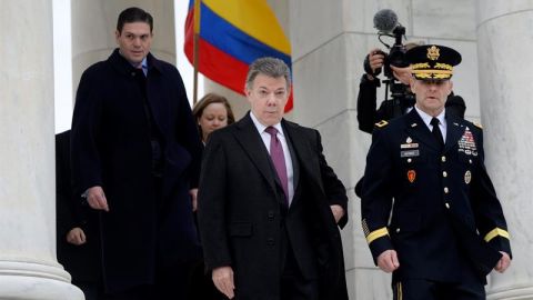 juan manuel santos colombia visita washington