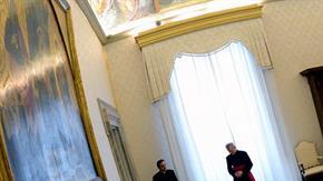 El Pontífice recibió a Macri durante 22 minutos en la Biblioteca