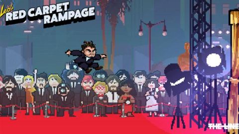 "Leo's red carpet rampage" fue creado por el estudio de animación londinense The Line.