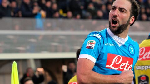 Gonzalo Higuaín estuvo a punto de dejar al Nápoles y hoy es el ‘killer’ del fútbol mundial. /Getty Images