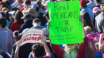 Donald Trump Holds Campaign Rally In Alabama Ahead Of Super Tuesday